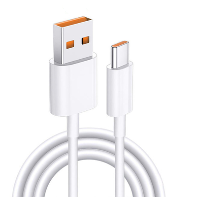 1m Panjang Warna Putih USB Pengisian Kabel Data 20V 3A 60W USB 3.1 Untuk Pengisian Cepat