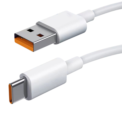 1m Panjang Warna Putih USB Pengisian Kabel Data 20V 3A 60W USB 3.1 Untuk Pengisian Cepat