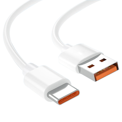 1m Panjang Warna Putih USB Pengisian Kabel Data 20V 3A 60W USB 3.1 Untuk Pengisian Cepat