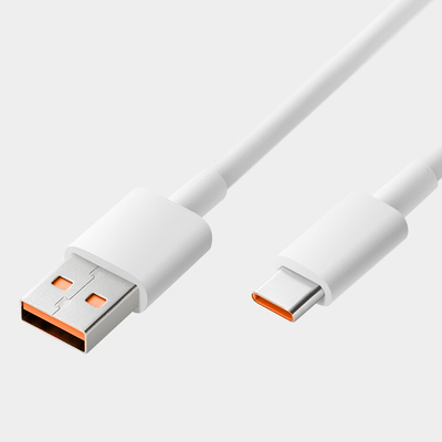 1m Panjang Warna Putih USB Pengisian Kabel Data 20V 3A 60W USB 3.1 Untuk Pengisian Cepat