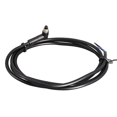 Jaket PVC Rakitan Kabel Tahan Air IP67 Tipe Konektor Melingkar M16 4 Pin