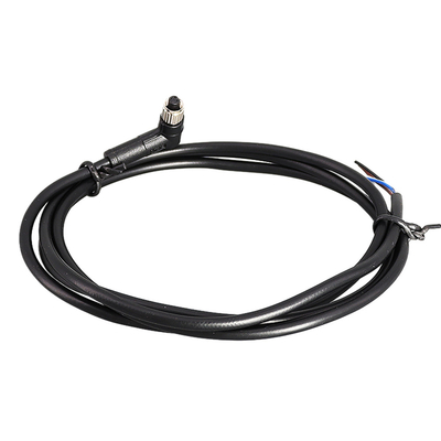 Jaket PVC Rakitan Kabel Tahan Air IP67 Tipe Konektor Melingkar M16 4 Pin