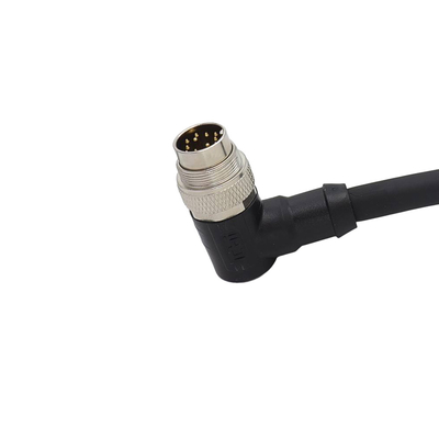 Shell Logam M5 M16 Rakitan Kabel Tahan Air Kelas Industri Penutup PVC Pria Ke Wanita