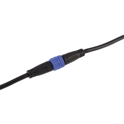 1 Meter M15 Kabel Ekstensi Tahan Air Bentuk F Plastik Shell Jaket PVC Untuk Energi Surya