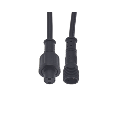 Rakitan Kabel Tahan Air PVC M11 2 Pin 3 Pin 4 Pin Untuk Strip Lampu LED