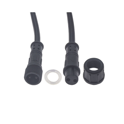 Rakitan Kabel Tahan Air PVC M11 2 Pin 3 Pin 4 Pin Untuk Strip Lampu LED