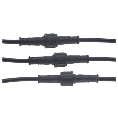 Rakitan Kabel Tahan Air PVC M11 2 Pin 3 Pin 4 Pin Untuk Strip Lampu LED