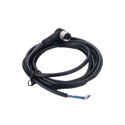 Metal Screw Phoenix M12 Cable 100cm Panjang Pria Ke Wanita Hitam Dengan Penutup PVC