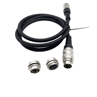 3A Rakitan Kabel Harness Kawat Saat Ini Tahan Air 16mm GX16 2 Pin 3 Pin 4 Pin