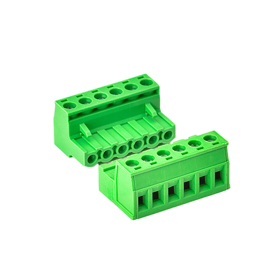 Warna Hijau PCB Terminal Blok Konektor Kawat XK2EDGA 5.08MM Pitch