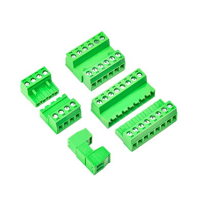 Warna Hijau PCB Terminal Blok Konektor Kawat XK2EDGA 5.08MM Pitch