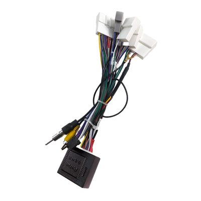 1,5 Meter RCA Wire Harness 3 Cabang Gps Terminal Warna Merah Untuk Kendaraan Nissan