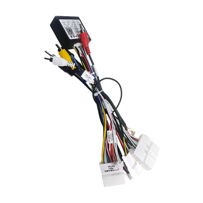 1,5 Meter RCA Wire Harness 3 Cabang Gps Terminal Warna Merah Untuk Kendaraan Nissan