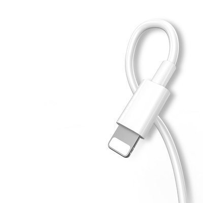OEM ODM PVC USB Pengisian Kabel Data 2.4A Untuk Pengisian Cepat Iphone