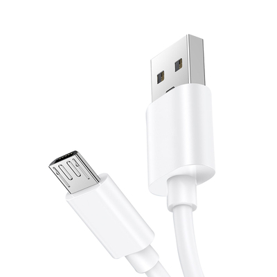 Penutup PVC Micro USB Charging Cable Cord 1M 2.4A Multifungsi