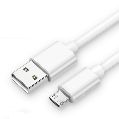 Penutup PVC Micro USB Charging Cable Cord 1M 2.4A Multifungsi