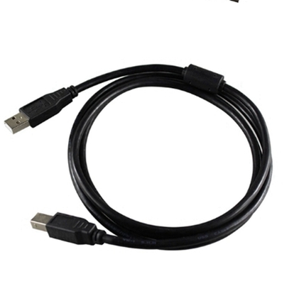 Kabel USB Berkecepatan Tinggi Hitam, Kabel Printer USB 2.0 Male To A Female