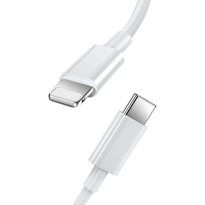 3Ft Panjang Kabel Data Pengisian USB Usb3.1 Usb C Ke C Warna Putih Dengan Jaket PVC