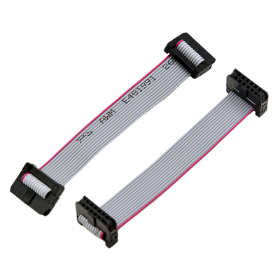 Rakitan Kabel IDC Pita Datar Dengan Konektor 2.00mm Pitch Dual Row 2x3 Pin 6 Pin