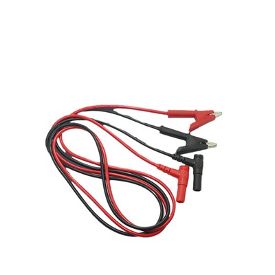 3Ft Crocodile Clip Digital Multimeter Kabel Warna Merah Hitam