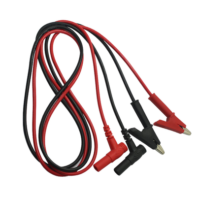 3Ft Crocodile Clip Digital Multimeter Kabel Warna Merah Hitam