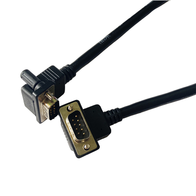 9 Pin 15 Pin 25 Pin RS232 Kabel Adaptor L Bentuk DB37 Cable Assembly