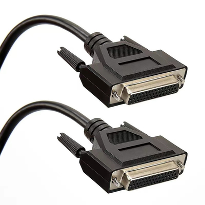 Male To Male Plug Kabel Serial Rs232 3ft Dengan DB9 DB15 DB25 D Sub Konektor