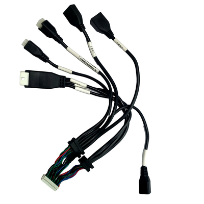ATX Housing Overmolding Cable Assembly JST PH2.0 Wire Crimp Housing Ke USB2.0 Female