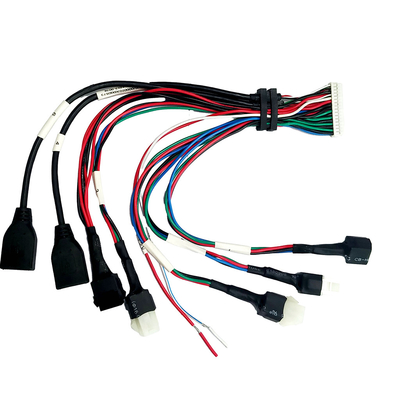 ATX Housing Overmolding Cable Assembly JST PH2.0 Wire Crimp Housing Ke USB2.0 Female
