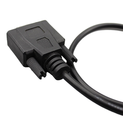Rakitan Kabel Overmolding RS232 Kustom Tipe DB9 Female Ke USB 2.0 B Male