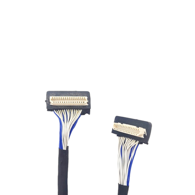 Kabel LVDS Kustom DF9 31pin, Kabel Koaksial Fleksibel Tipe Konektor Pitch 1mm