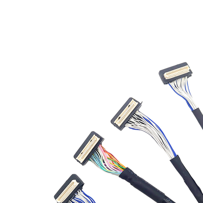 Kabel LVDS Kustom DF9 31pin, Kabel Koaksial Fleksibel Tipe Konektor Pitch 1mm