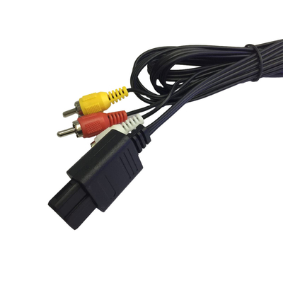 Kabel Audio Video Gamecube 6 kaki, Kabel Komposit AV Untuk Nintendo 64 N64