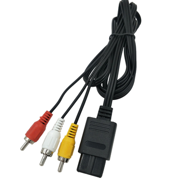 Kabel Audio Video Gamecube 6 kaki, Kabel Komposit AV Untuk Nintendo 64 N64