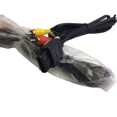 Kabel Audio Video Gamecube 6 kaki, Kabel Komposit AV Untuk Nintendo 64 N64
