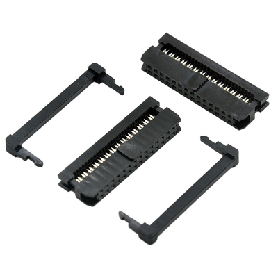 Konektor Kabel 14 Pin IDC Perempuan Warna Hitam Pitch 1.27mm 2.0mm