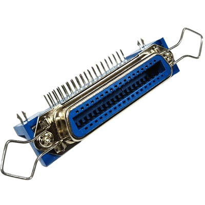 Male Female PCB Edge Centronics Connector Seri 57 Dengan Soket Printer Tipe DIP