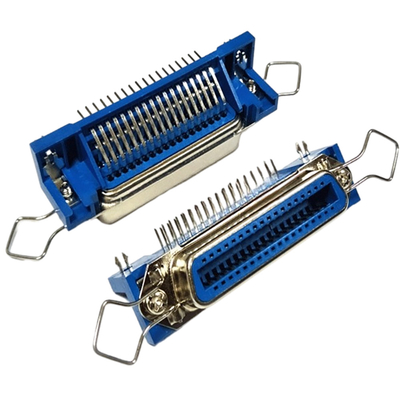 Male Female PCB Edge Centronics Connector Seri 57 Dengan Soket Printer Tipe DIP