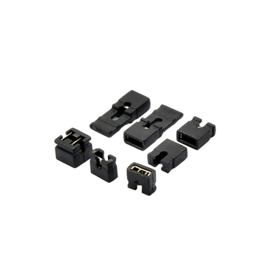 Konektor Jumper Mini yang Disetujui ROHS, Konektor 2 Pin Perempuan 2mm 2.54mm 3.96mm Pitch