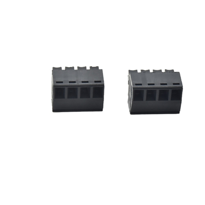 Warna Hitam 3.50mm Pitch Wanita Pria Wire Connector Housing Untuk Rumah