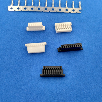 1.0mm Pitch PA66 Material Wire to Board Connector Untuk JST SH Connector Crimp Housing