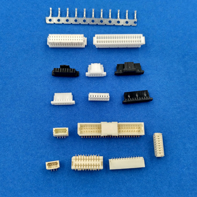 1.0mm Pitch PA66 Material Wire to Board Connector Untuk JST SH Connector Crimp Housing