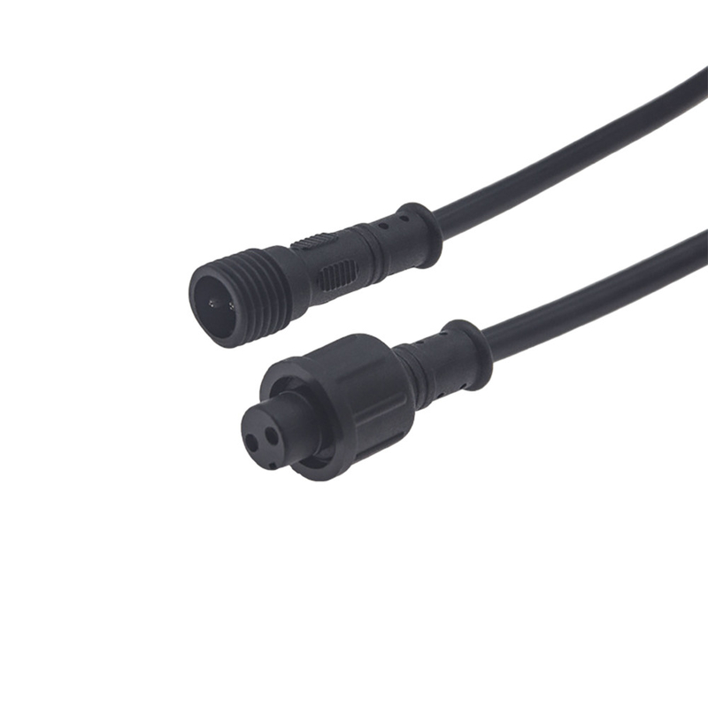Rakitan Kabel Tahan Air PVC M11 2 Pin 3 Pin 4 Pin Untuk Strip Lampu LED