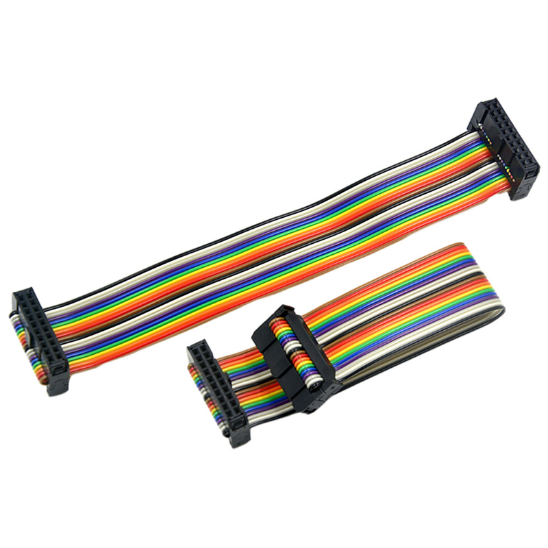 Rakitan Kabel IDC Warna Pelangi, Kabel Pita Pitch 2mm 40 Pin 50 Pin 60 Pin
