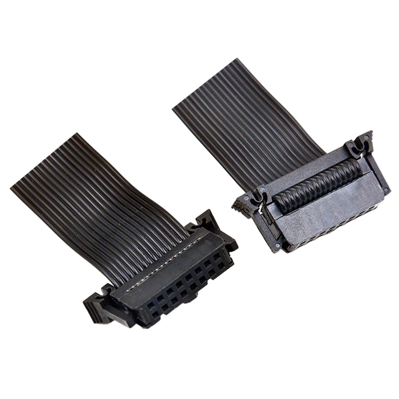 Warna Hitam Datar IDC 40 Pin Kabel Pita Pitch 2.54mm Untuk Otomotif Komputer