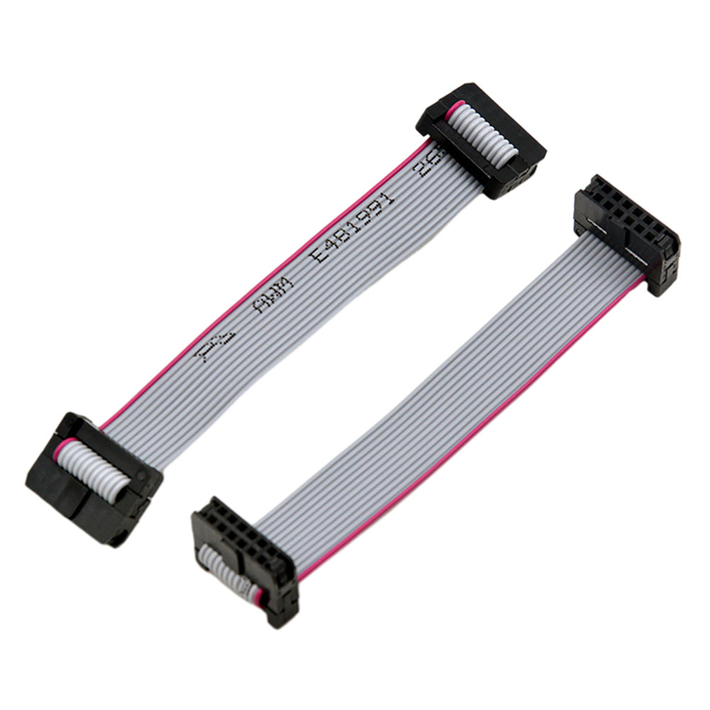 Rakitan Kabel IDC Pita Datar Dengan Konektor 2.00mm Pitch Dual Row 2x3 Pin 6 Pin