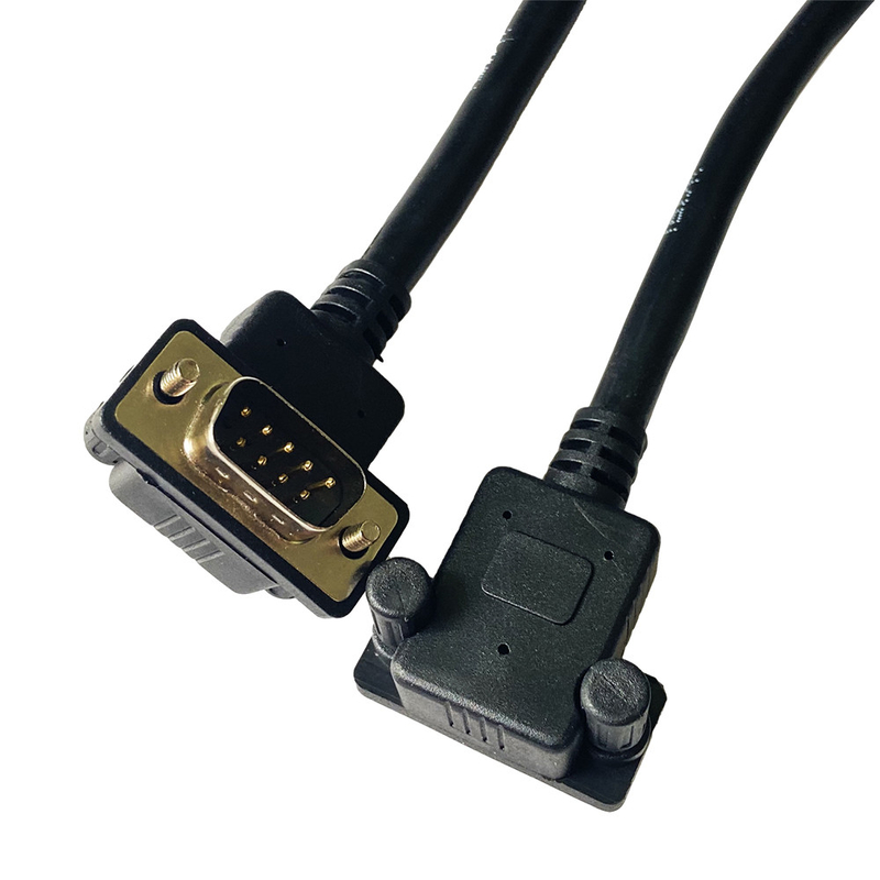 9 Pin 15 Pin 25 Pin RS232 Kabel Adaptor L Bentuk DB37 Cable Assembly