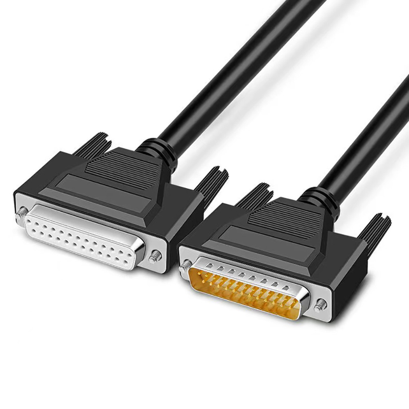Male To Male Plug Kabel Serial Rs232 3ft Dengan DB9 DB15 DB25 D Sub Konektor