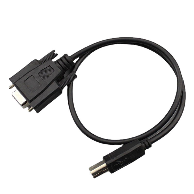 Rakitan Kabel Overmolding RS232 Kustom Tipe DB9 Female Ke USB 2.0 B Male