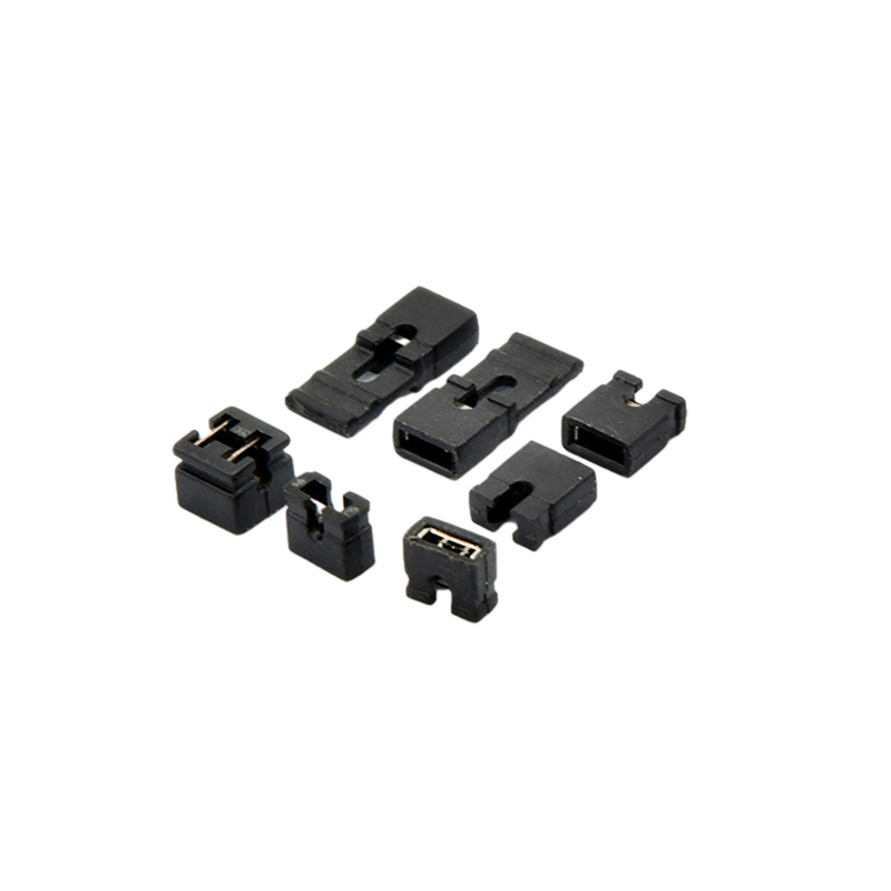 Konektor Jumper Mini yang Disetujui ROHS, Konektor 2 Pin Perempuan 2mm 2.54mm 3.96mm Pitch